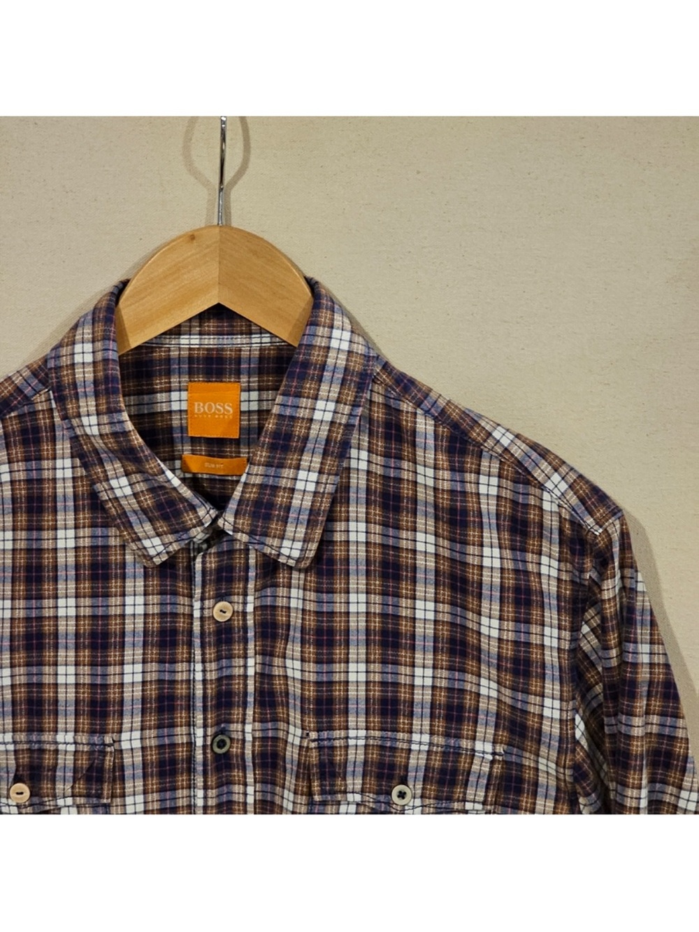 Hugo Boss Slim Fit Casual Button Down L
